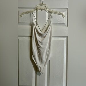 Abercrombie & Fitch Soft White Drapey Top